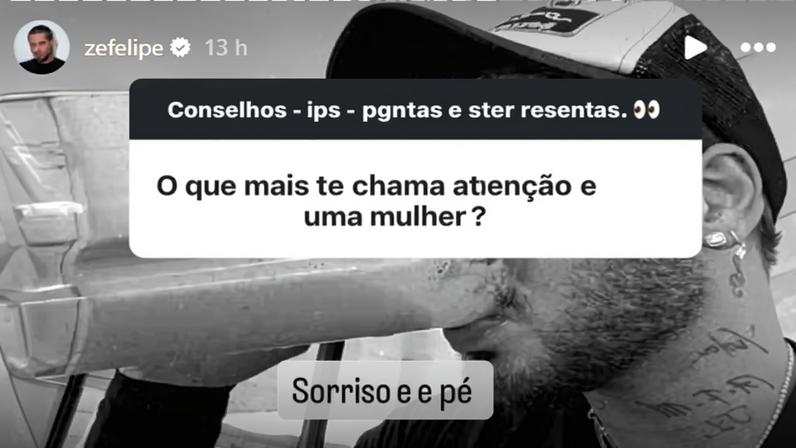 Zé Felipe — Foto: Reprodução/Instagram