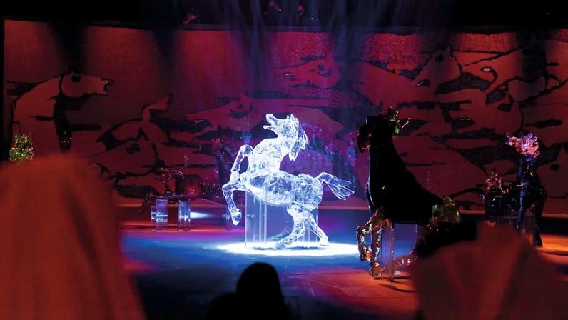 M.F. Husain’s final masterpiece, the multimedia piece Seeroo fi al Ardh (walk in the land), a kinetic installation that blends art, movement and engineering