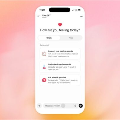 OpenAI lança "versão médica" do ChatGPT e cria um espaço separado só para saúde