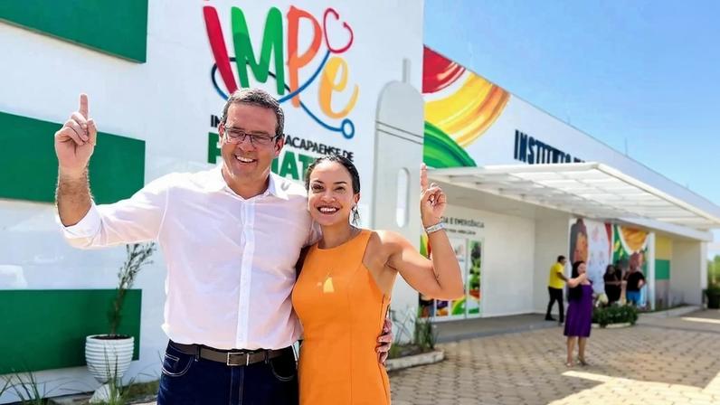 Dr. Furlan é o favorito na disputa pelo governo do Amapá. Rayssa Furlan deve ficar com uma vaga no Senado. Foto: Reprodução/Redes Sociais