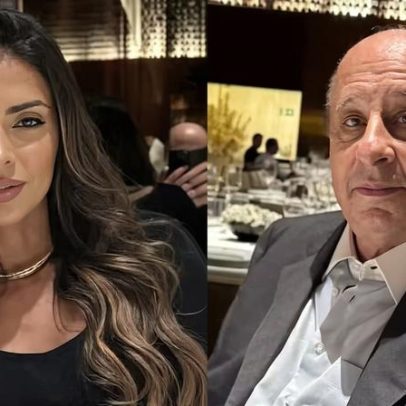 Clara Brasil celebra relação com noivo 52 anos mais velho, ex-presidente da CBF