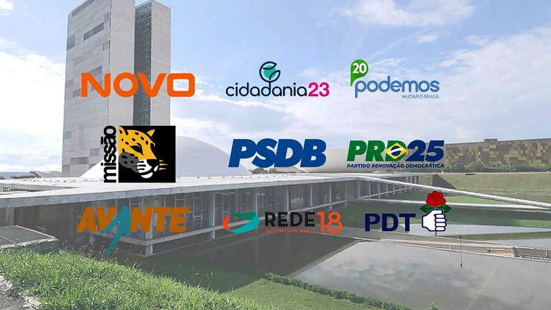 Em 2026, ao menos nove partidos estão em situação delicada e precisarão de um salto de desempenho na comparação com as eleições de 2022 (Foto: Infografia Gazeta do Povo )