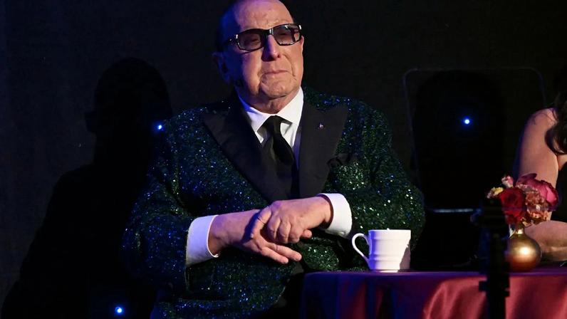 Clive Davis at his annual pre-Grammy gala Saturday night in Los Angeles