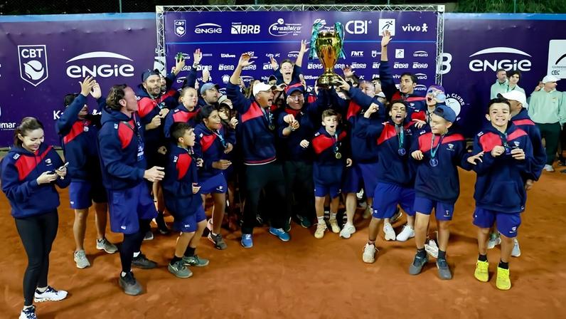 A equipe da Federação Paulista, atual campeã da Copa das Federações (Foto: Luiz Cândido/CBT)