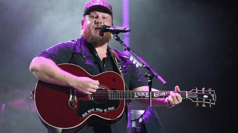 Luke Combs appears to be having his third child soon.