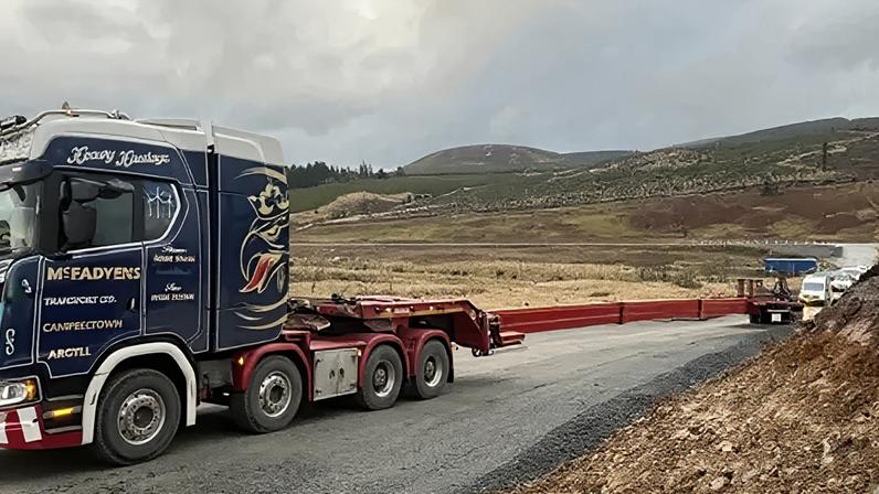 A last trial run takes place in Moffat this week before the turbines are moved in March