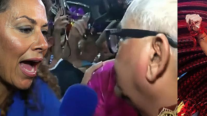 Gente? Pedido do presidente da Grande Rio para repórter da RedeTV! após entrevista com Virgínia viraliza: 'Só não pode falar que...'