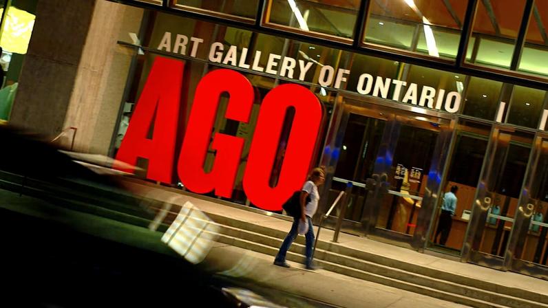 The main entrance to the Art Gallery of Ontario in Toronto