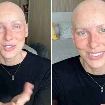 Atriz Dani Gondim conclui quimioterapia emocionada no tratamento contra o câncer