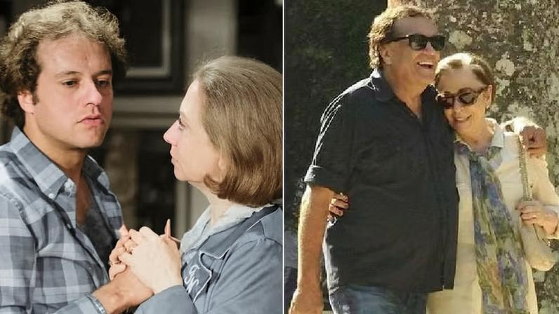 Fernanda Montenegro e Dennis Carvalho foram mãe e filho nas novelas 'Brilhante' (Globo, 1981) e 'Babilônia (Globo, 2015)