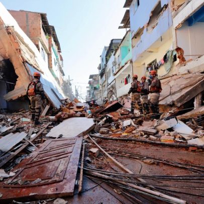 “Me tira daqui”, pediu criança de 7 anos resgatada após desabamento no Rio