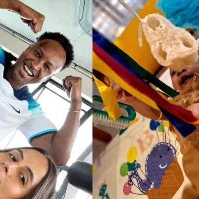 Carol Peixinho abre baú de fotos com Thiaguinho e Bento