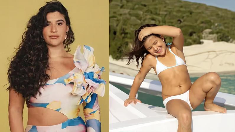 Giulia Costa resgata foto de sua infância