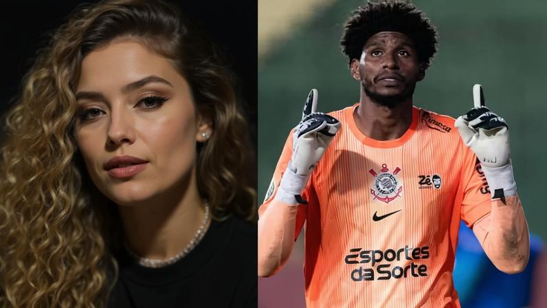Rauany Barcellos, esposa de Hugo Souza, fala sobre superstição em jogos — Foto: Reprodução/Instagram