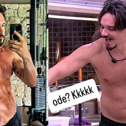 Eliezer posa sem camisa e gera comparação com shape do BBB 22