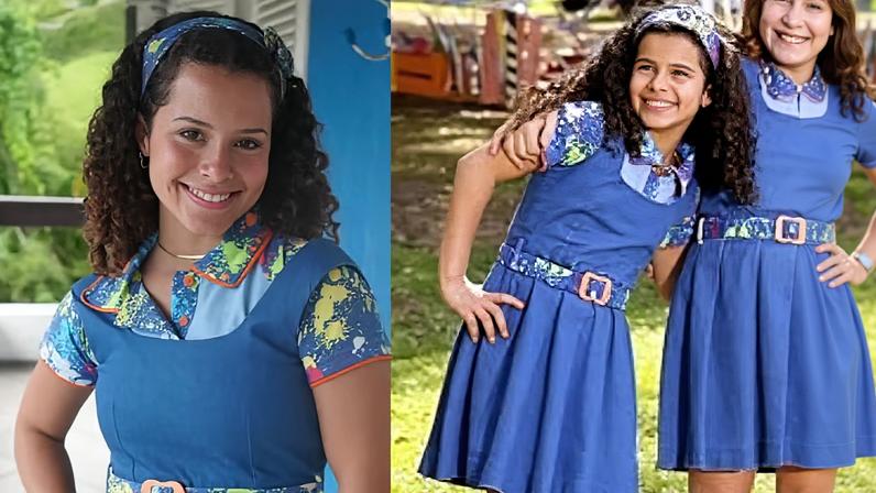 Gabriella Saraivah veste novamente look de 'Chiquititas' — Foto: Reprodução/Instagram
