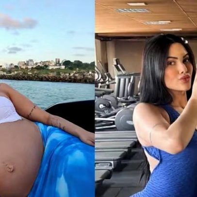 Emily Garcia perde 16 kg um mês após parto e faz alerta para não se comparar