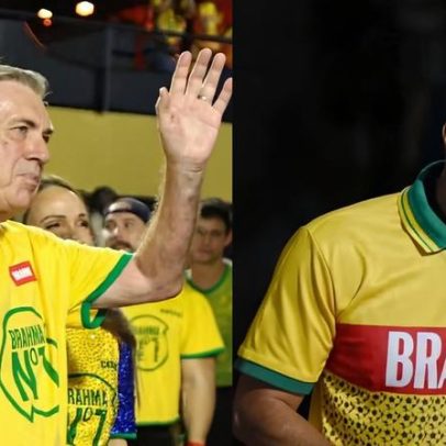 Ancelotti, Ronaldinho e elenco levam clima da Copa ao Carnaval do Rio