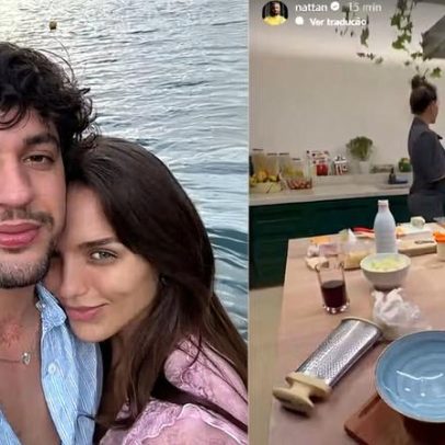 Nattan e Rafa Kalimann curtem noite em casa e falam sobre o momento