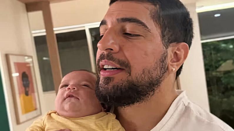 Nattan e a filha, Zuza — Foto: Reprodução/Instagram