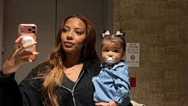 Ludmilla e a filha, Zuri — Foto: Reprodução/Instagram