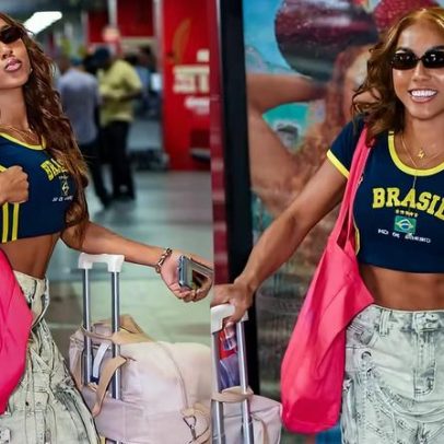 Rainha de bateria Mayara Lima chega a Salvador para curtir Carnaval