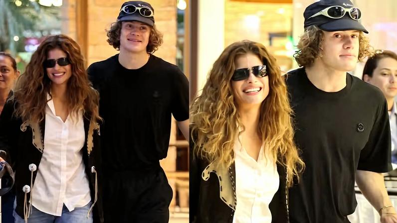 Lucas Pinheiro e Isadora Cruz — Foto: Agnews/Anna Giullia