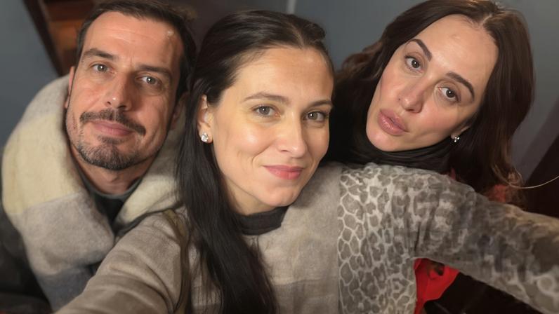 Claudia Raia com Enzo Celulari e Sophia Raia
