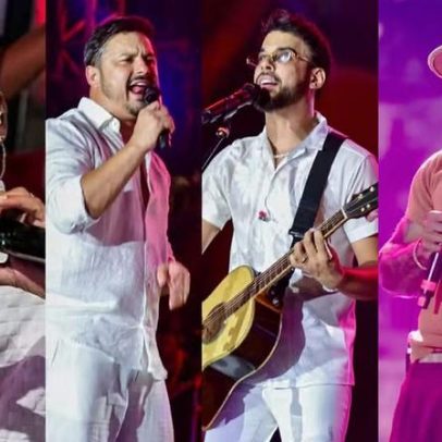 Artistas Tá Na Mente, Maguzinho, Gamadinho participam do Camarote Quem O Globo