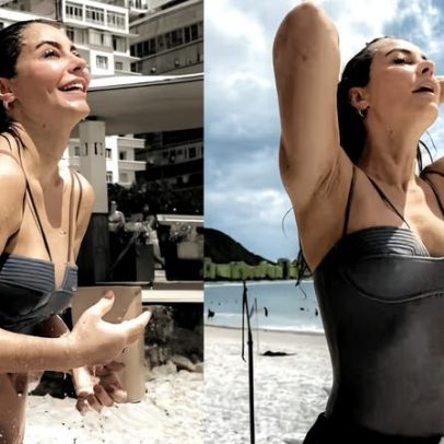 Paolla Oliveira curte verão e diz que o Brasil está quase no Carnaval
