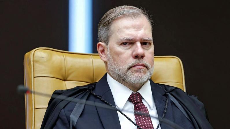 O ministro Dias Toffoli na sessão do plenário do STF em 12 de fevereiro. (Foto: Rosinei Coutinho/STF)
