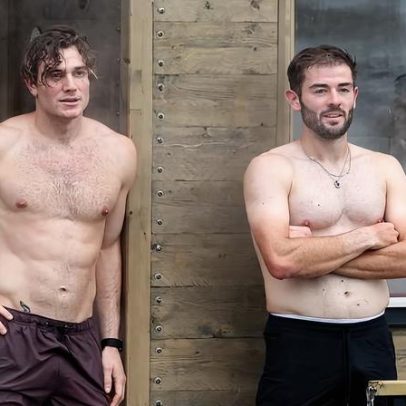 Draper e Fearnley mergulham na água congelante do Mar do Norte em Oslo