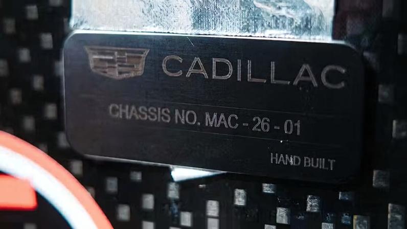 Cadillac nomeia chassis como MAC-26, em homenagem a Mario Andretti — Foto: Divulgação/Cadillac