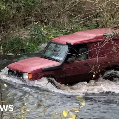 4x4 em riachos de giz raros podem operar legalmente para lazer