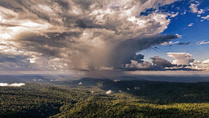 Rain over the Amazon. Photo by Rhett Ayers Butler