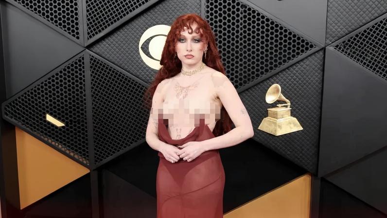 Chappell Roan defended her barely there 2026 Grammys dress with a playful Instagram post.