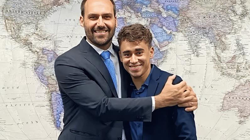Eduardo Bolsonaro e Nikolas Ferreira