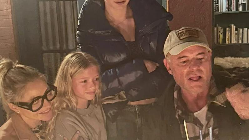 Rebecca Gayheart, pictured with Eric Dane and their daughters above, shared a series of family photos to Instagram two days after the actor's death.