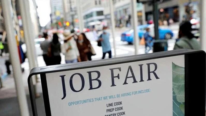 Feira de emprego em Nova York. Foto: Andrew Kelly/Reuters