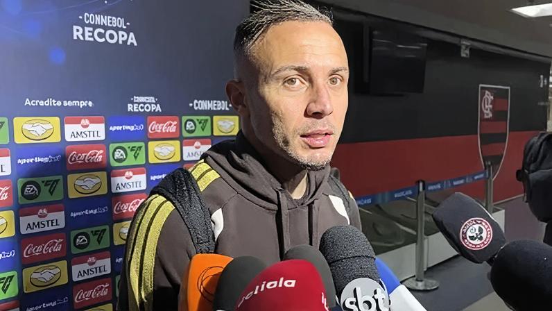 Everton Cebolinha após o vice do Flamengo na Recopa Sul-Americana.