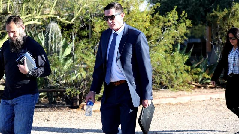 FBI agents were spotted outside Savannah Guthrie’s sister Annie’s Arizona home on Tuesday afternoon.