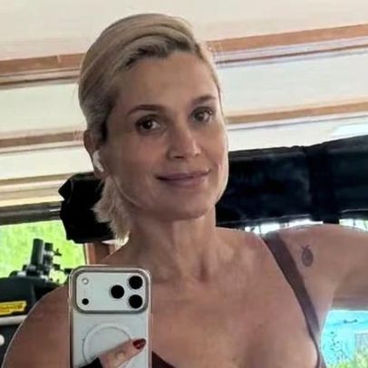 Flávia Alessandra elogia treino e se diz boa aluna consigo