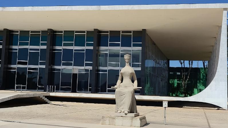 Fachada do edifício sede do Supremo Tribunal Federal (STF)