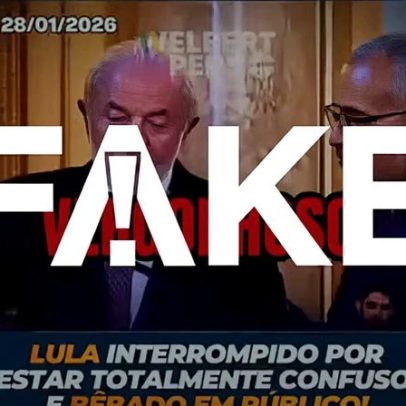 É falso que Lula tenha sido interrompido por bêbado no Panamá