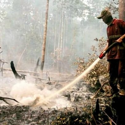 Incêndios de turfa aumentam na Indonésia apesar da temporada de chuvas