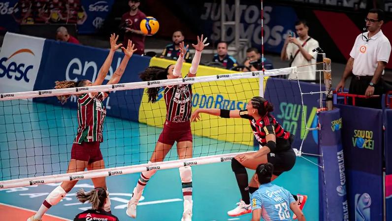 Sesc RJ Flamengo x Fluminense na Superliga Feminina 25/26 (Foto: Paula Reis / Flamengo)