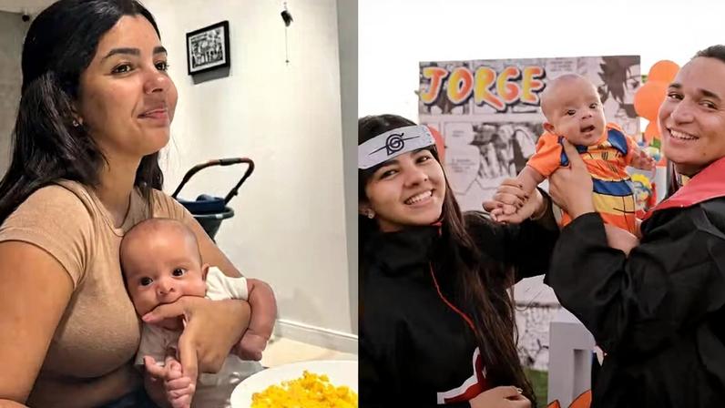 João Gomes abre baú de foto com a família — Foto: Reprodução/Instagram