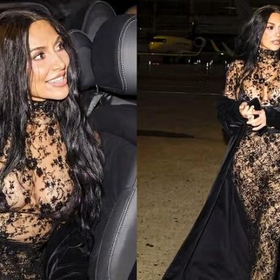 Kim Kardashian aposta na transparência em encontro com Lewis Hamilton