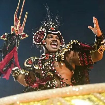 Fred Nicácio estreia na comissão de frente da Mocidade Alegre e celebra título