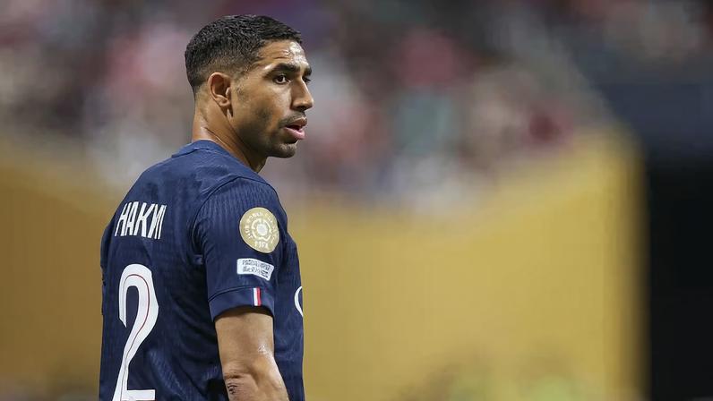 Hakimi, pelo Paris Saint-Germain, na Copa do Mundo de Clubes 2025 — Foto: Getty Images